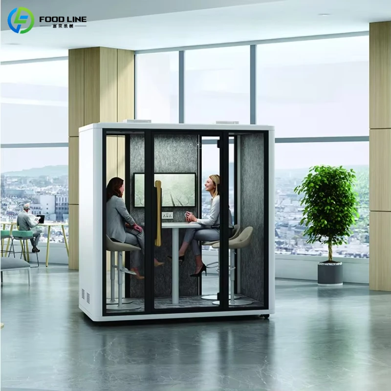 Customized Lightweight Soundproof Chamber Portable Acoustic Cabin Office Pod for Temporary Office Events and Fairs