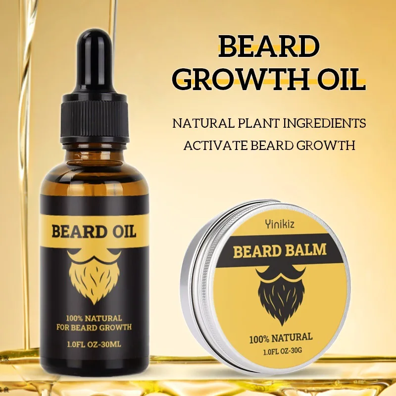 

Cross border spot 30g Beard Balm Men's Beard Oil Beard Wax Postshave Moisturizing Beard