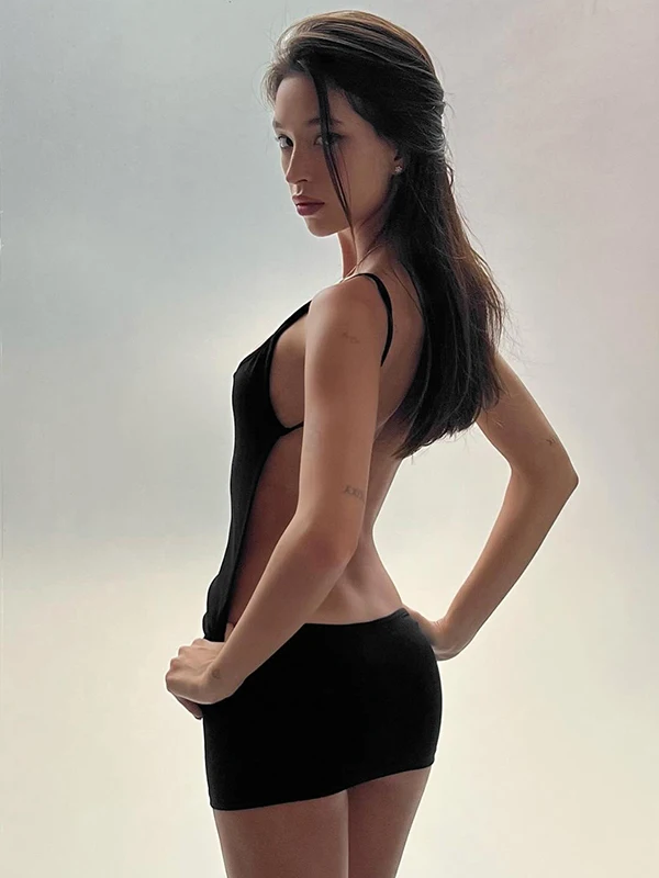 Bodycon Jurken Kantoor Vrouw Zomer Racerback Strandvolleybal Atletisch Sportief Actief Slijtage Praktisch Functioneel Arm Freeing Vibe