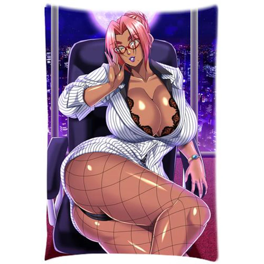 

Anime Sexy Mature Female Woman Throw Pillowcase Igawa Pillow Sham Asagi 2-Sides Cushion Cover