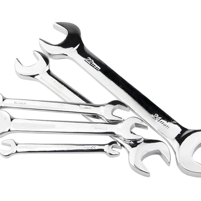 Inbussleutel 5.5-55mm Dubbele Steeksleutel Handje Combo Wrench Set Zeskantmoer Auto Reparatie tool