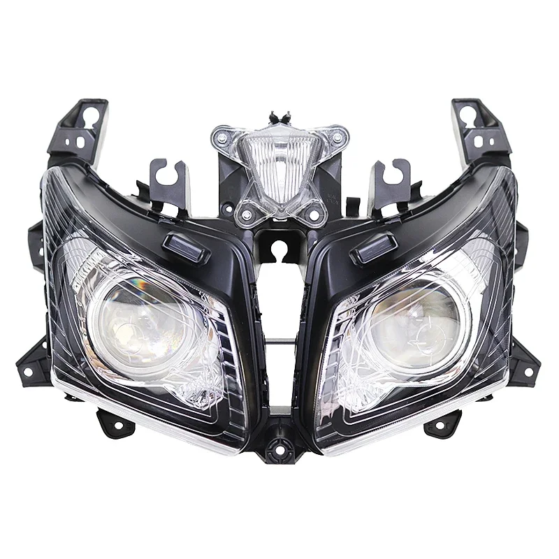 Motorcycle Front Light Headlight Head Lamp Headlamp Assembly Case Kit For Yamaha TMAX530 T-MAX530 T-MAX TMAX 530 2012 2013 2014