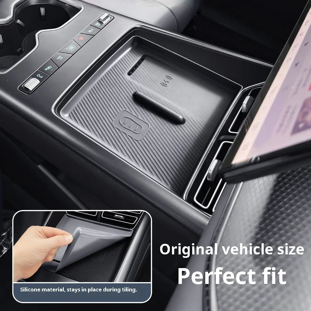 For BYD  Song Pro DM-i 25-26 Central Control Wireless Charging Panel Silicone Pad Scratch-resistant Protective