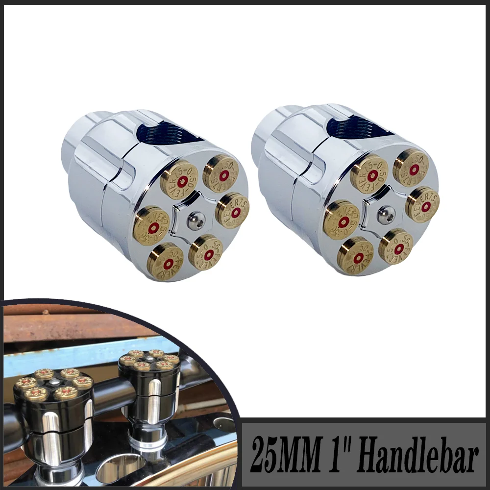 

25mm 1" Handlebar Riser Clamp Aluminum Rise Bar Mount For Harley Cruisers Choppers Yamaha Suzuki Honda Kawasak