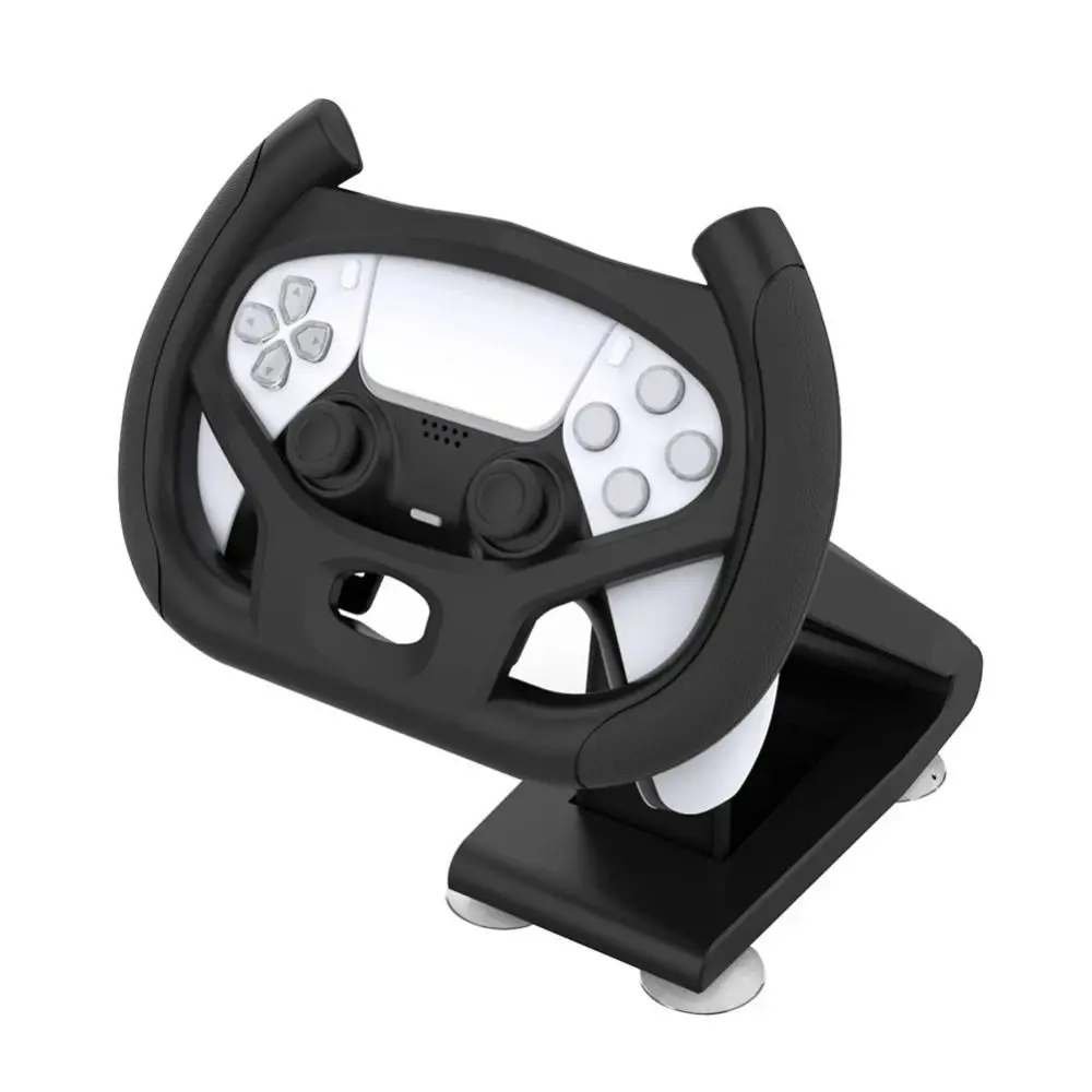 New Multi Axis Gaming Steering Wheel ABS Durable Steering Wheel Sucker Professional Races Game Handle Holder for Sony PS5