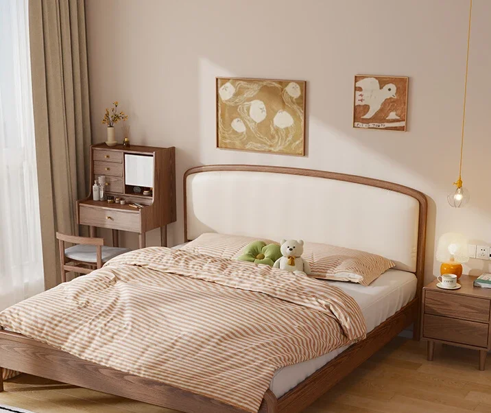 

Modern minimalist double bed