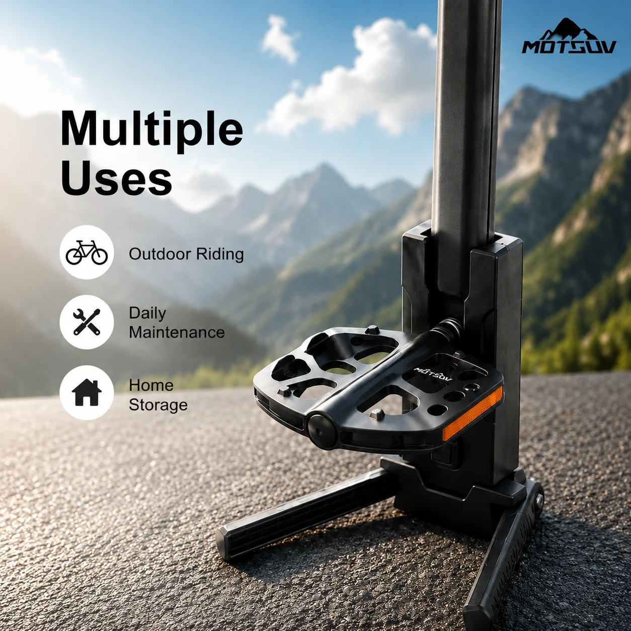 Bicycle Kickstand Adjustable Portable Parking Stand Foldable Support MTB Road Bike Cycling Convenient Bracket Tool Lightweight