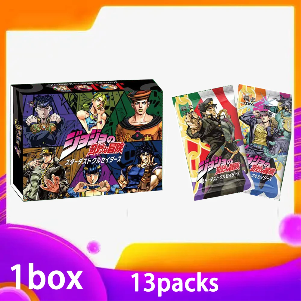 JOJO Bizarre Adventure Collection di carte Booster Box Gioco di società Giocattoli di Natale per bambini e regali per hobby