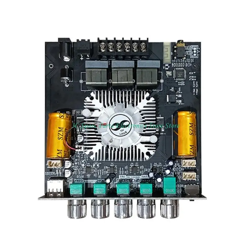 SZ 160Wx2+220W Bluetooth-compatible 2.1 Channel Digital Power Sound Amplifier Board TDA7498ETR Chip Power Amplifier Module