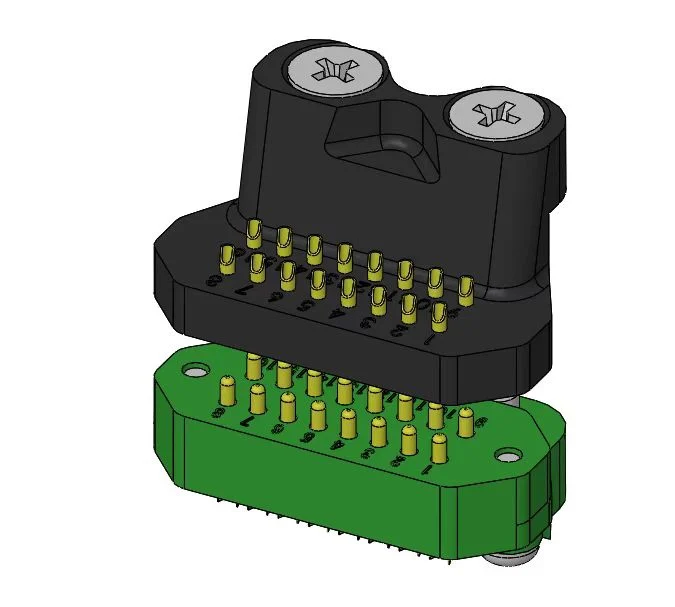 Japanese robot quick change disc 16PIN probe connector