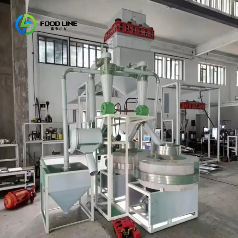 Commercial Wheat Flour Mill Machine Automatic Grain Corn Maize Flour Milling Machine Small Scale Flour Processing Plant Custom