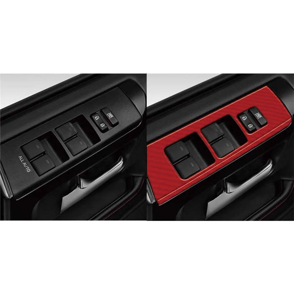 For Toyota 4Runner With Navigation System 2010-2013 Carbon Fiber Car Stickers Cover Trim Car Interior Accessories