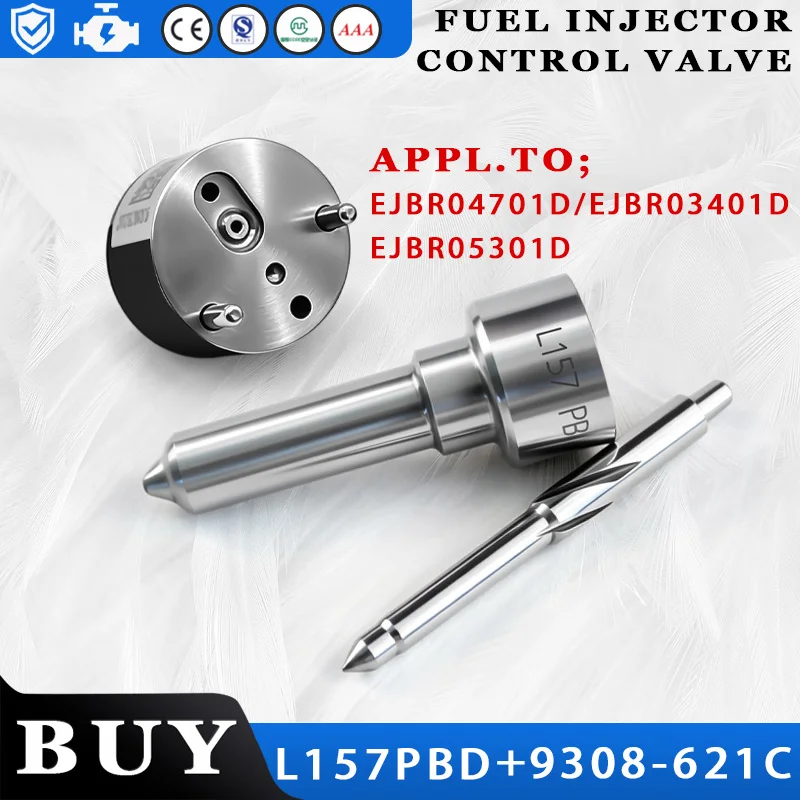 Combination Kit L157PBD+9308-621C=Fuel Nozzle+Injector Valve Suitable For Delphi EJBR05301D*EJBR06101D Model XG0124