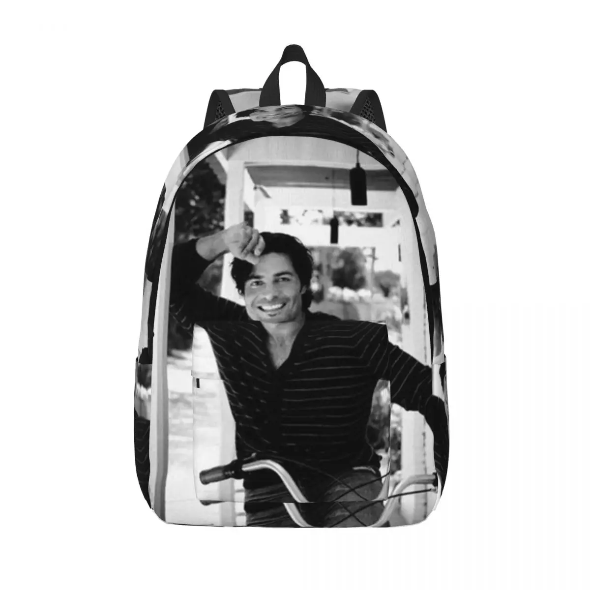 

Chayanne Singer Backpack for Men Women Casual High School Work Daypack Laptop Canvas Bags Gift