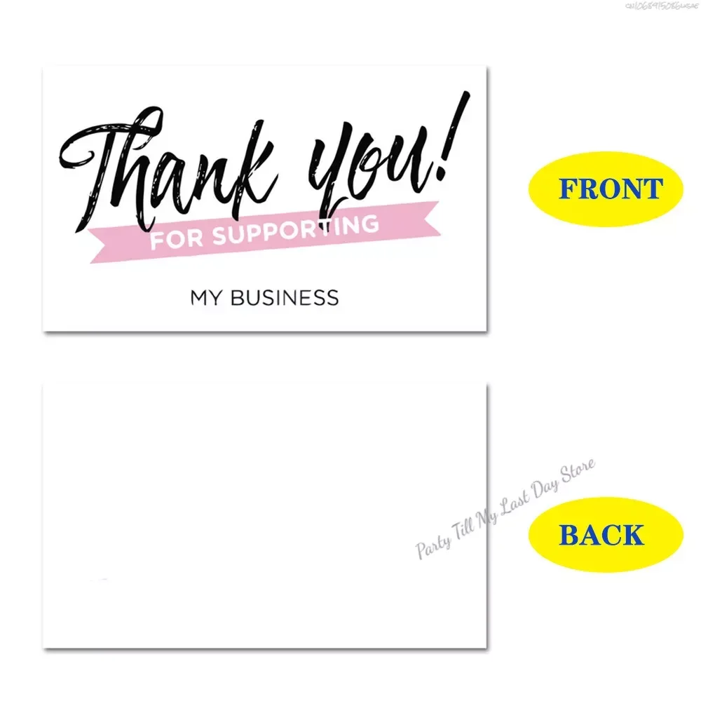 30 Pcs White Thank You Card Thank You For Your Order Card Praise Labels For Small Businesses Decor For Small Shop Gift Packet