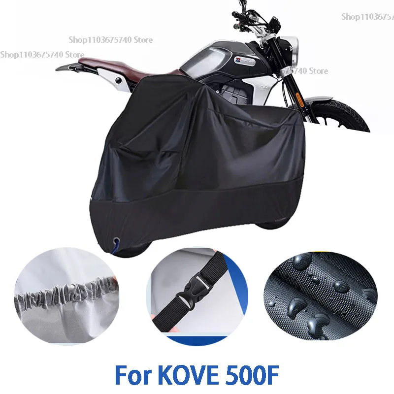 

Мотоциклетные чехлы для KOVE 500F, автомобильные чехлы на открытом воздухе, защита от солнца, пыли, без ушей, утолщенные оксфордские чехлы, аксессуары