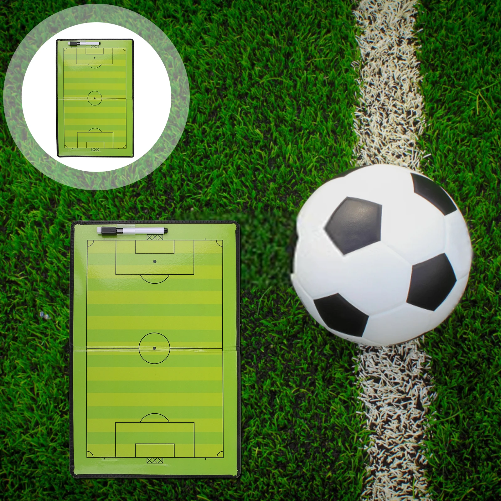 

Sports Football Tactical Board Set Soccer Training Equipment Pvc Marker Clipboard