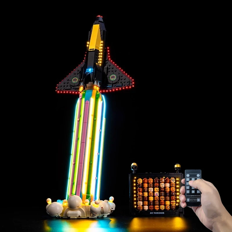 مجموعة إضاءة LED بدون نموذج مناسبة لـ LEGO فوق القمر مع Pharrell Williams 10391 (باستثناء مكعبات البناء) #1