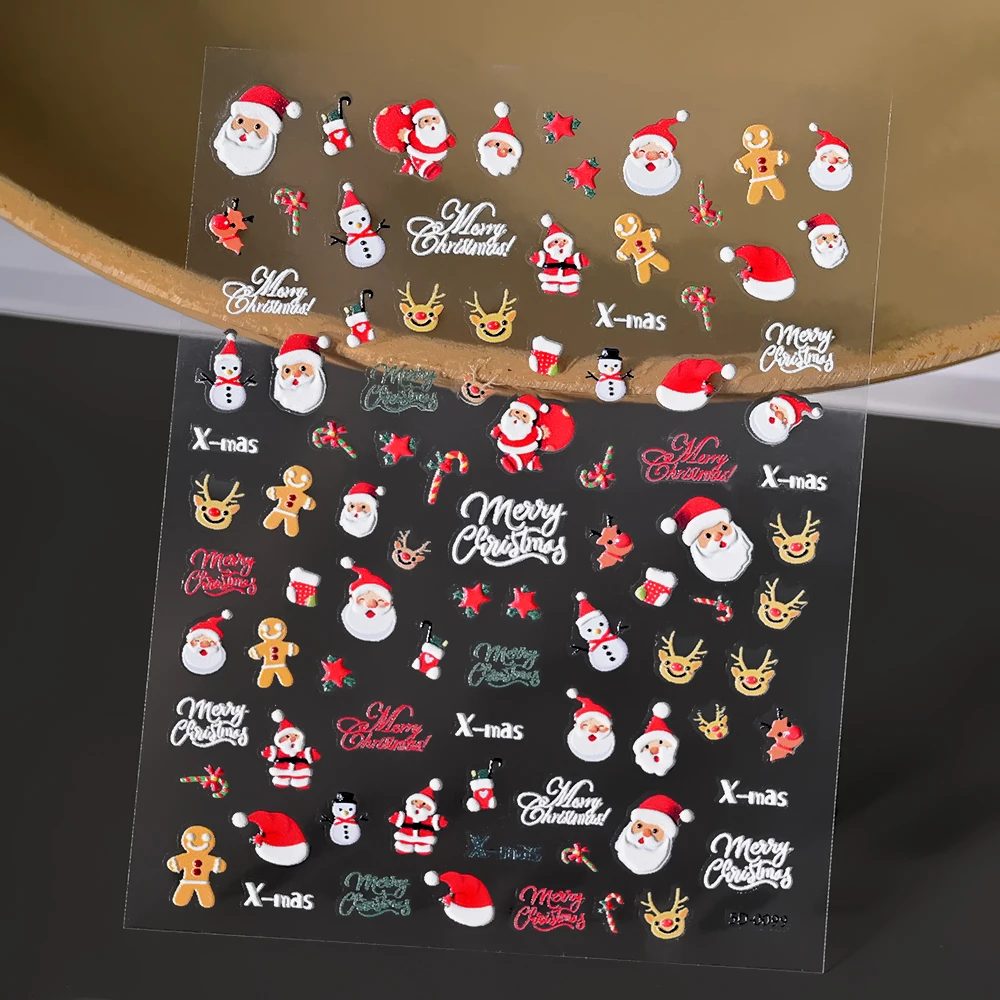2025#5D Christmas  Santa Claus - مراجعة Nail Art Xmas 2025 وسعره