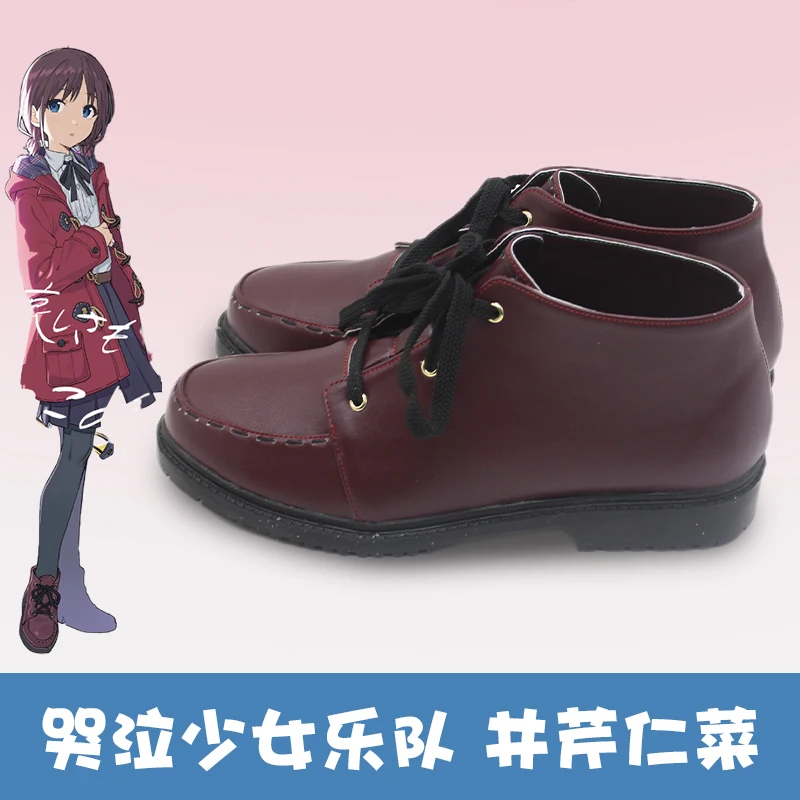 Anime GIRLS BAND CRY ISERI NINA Cosplay Shoes Halloween Uniform Carnival Party Shoes