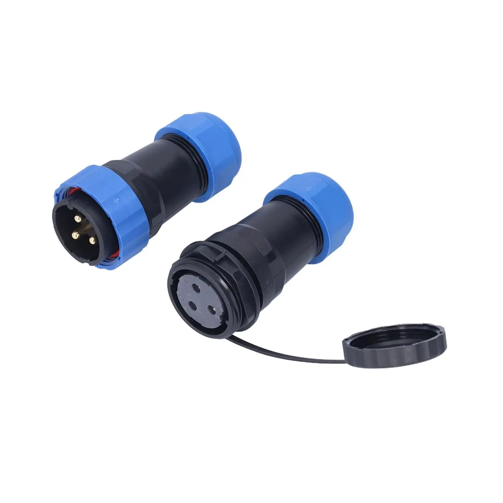 Durable IP68 Waterproof Inline Cable Coupler Aviation Plug for communication Equipment and for instruments