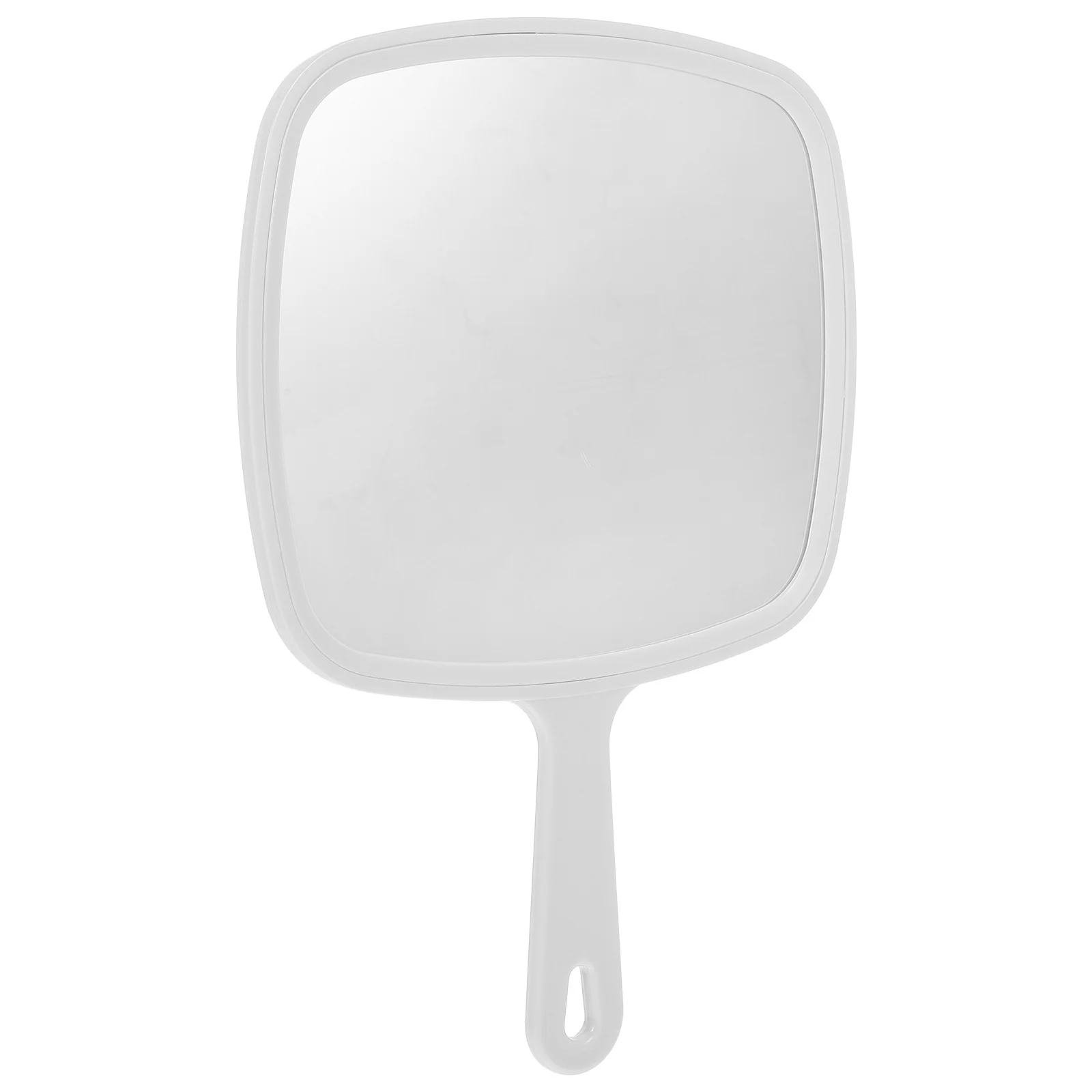 

Compact Mirror Travel Handheld Vanity Mirrors with Handle Decorate White HD Baby Make up