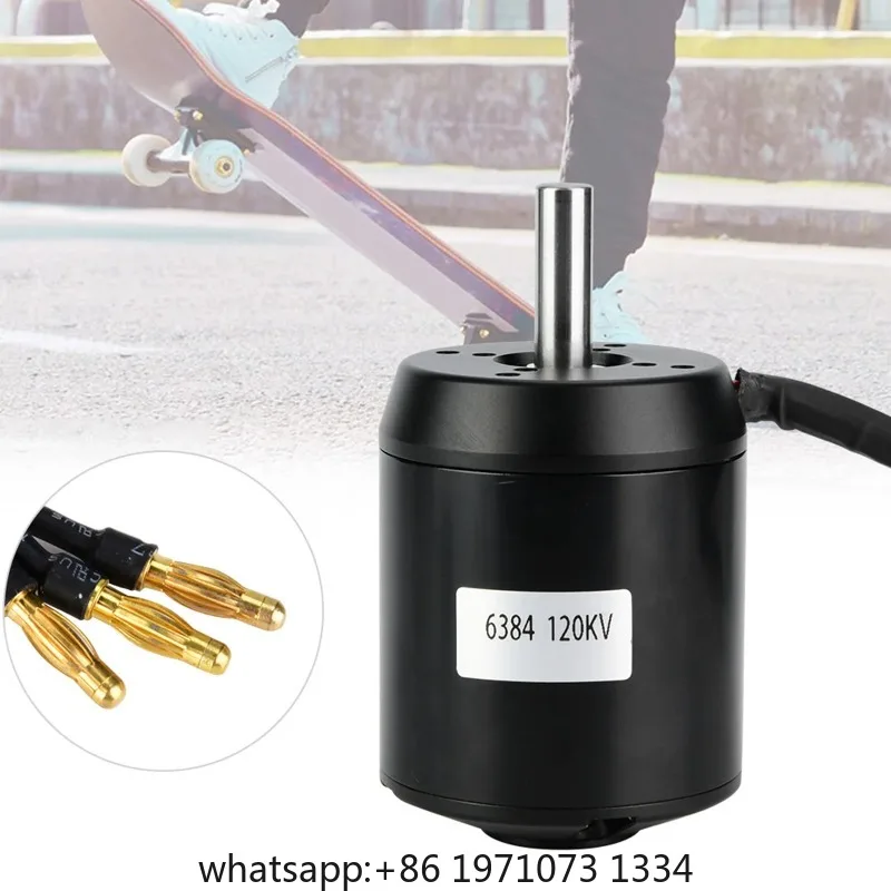 6384 120KV BLDC Outrunner Brushless Sensored Motor for Electric Balancing Scooter Skateboard