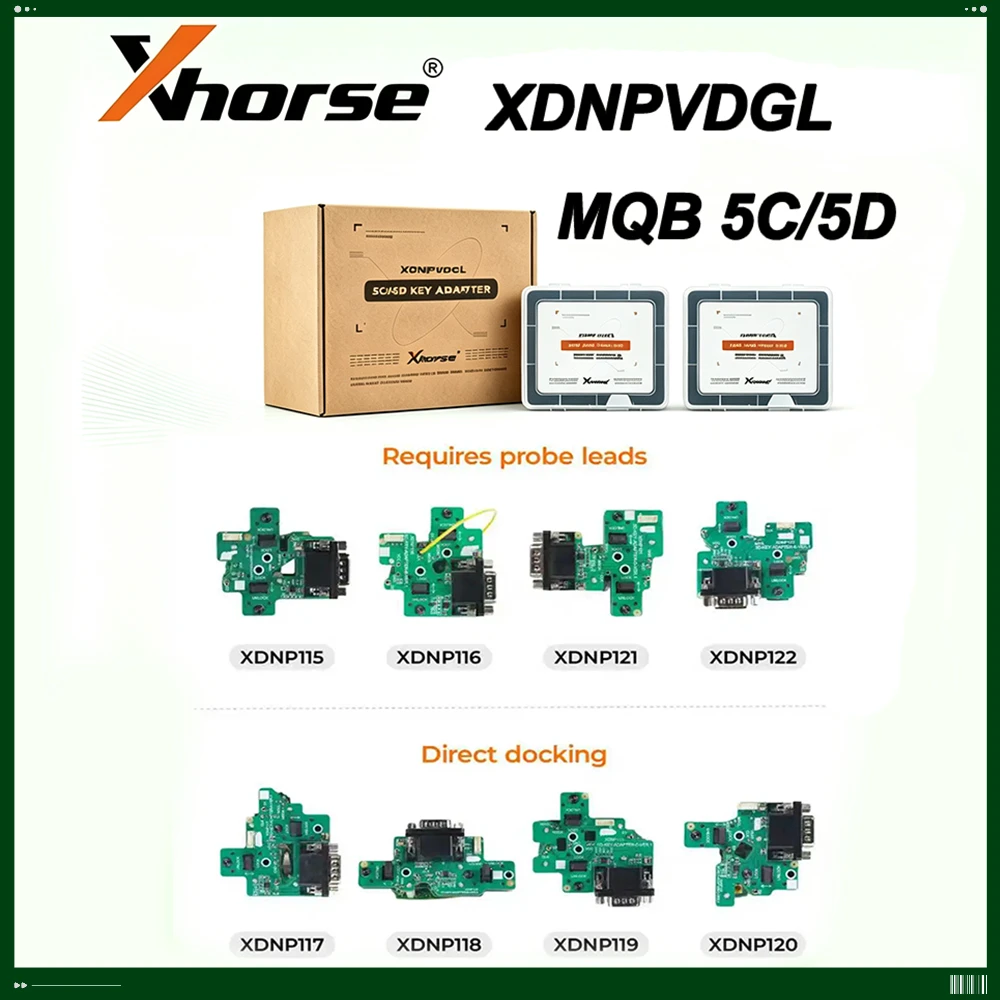 Адаптер Xhorse XDNPVDGL MQB 5C 5D 2026 года для VVDI Key Tool Plus MultiProg: инструмент для чтения данных ключей VW, Audi, Skoda