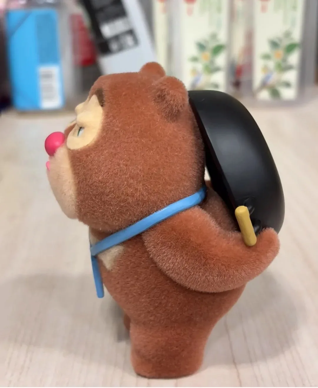 بقعة حقيقية جزء الوقت الدببة اليومية الدب يخطو الدب الكبير اثنين من أشكال متعددة الألوان أنيمي الشكل هدية سلسلة نموذج الحلي