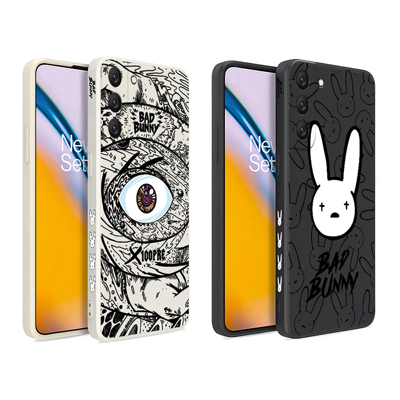 Bad Bunny X100PRE Phone Case For Samsung Galaxy S23 S22 S21 S20 Ultra Plus FE S10 S9 Note 20 10 Plus Silicone Cover