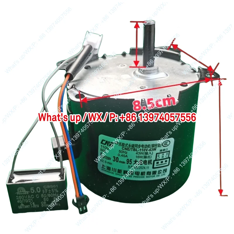 Accesorios para máquinas de mahjong automáticas, motor 95 de placa grande, 30 rpm, motor de tocadiscos