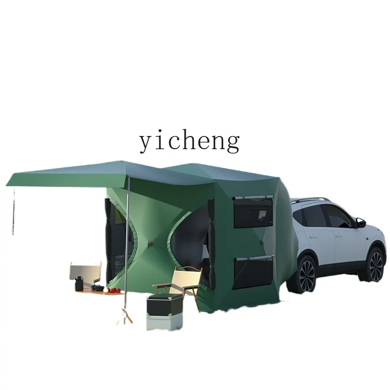 HW15 tail tent self-driving tour camping vehicle multi-function automatic quick-opening sunshade vehicle canopy