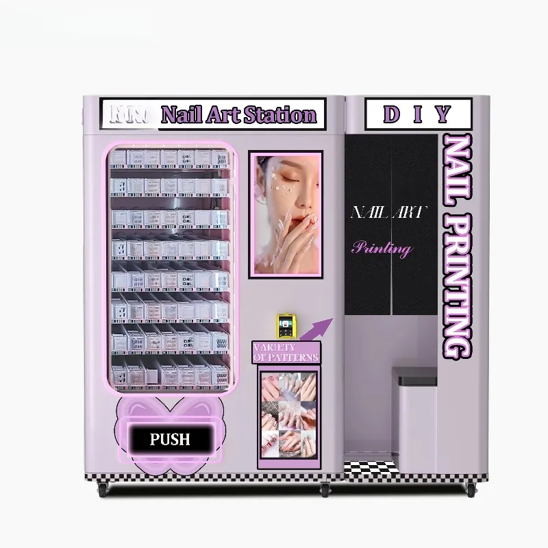 OME Commercial Portable Nail Booth Digital Nail Printing Vending Machine DIY Printing Vending Machine Shopping Mall Nail Station