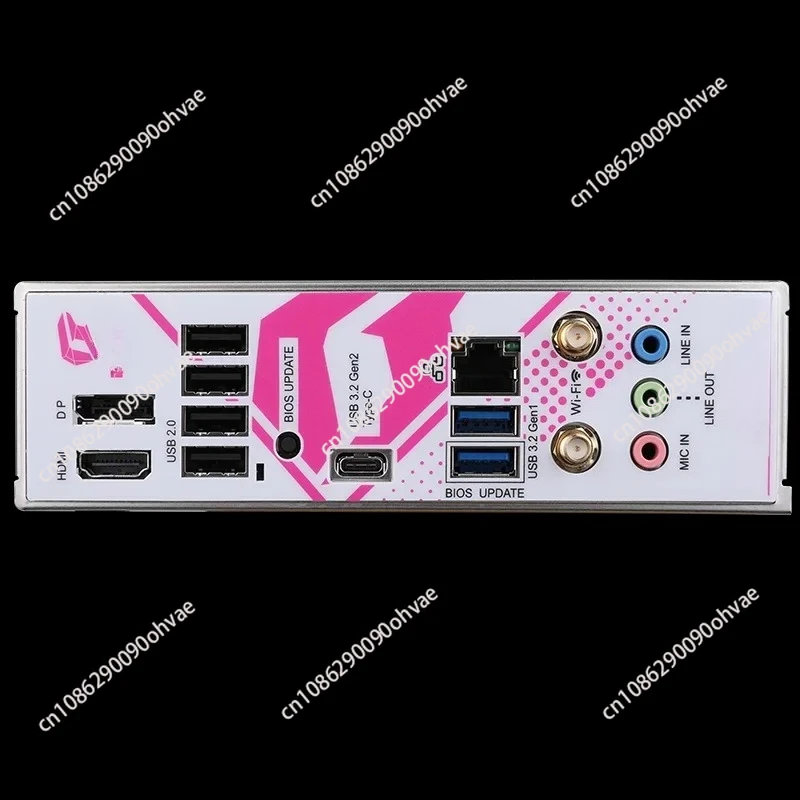 واي فاي 6E بلوتوث 5.3 3 * PCIe 4.0x4 M.2 SSD فتحة Type-C Type-A ملونة Intel B760 IGame B760M ULTRA Z D5 V20 Realtek 2.5G Lan