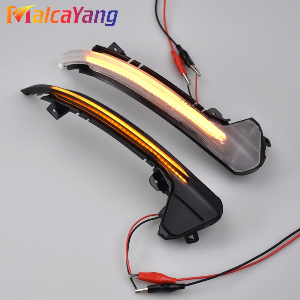 2 uds para Audi A6 C7 C7.5 RS6 S6 4G 2012-2018 LED espejo retrovisor lateral dinámico luz de señal de giro secuencial