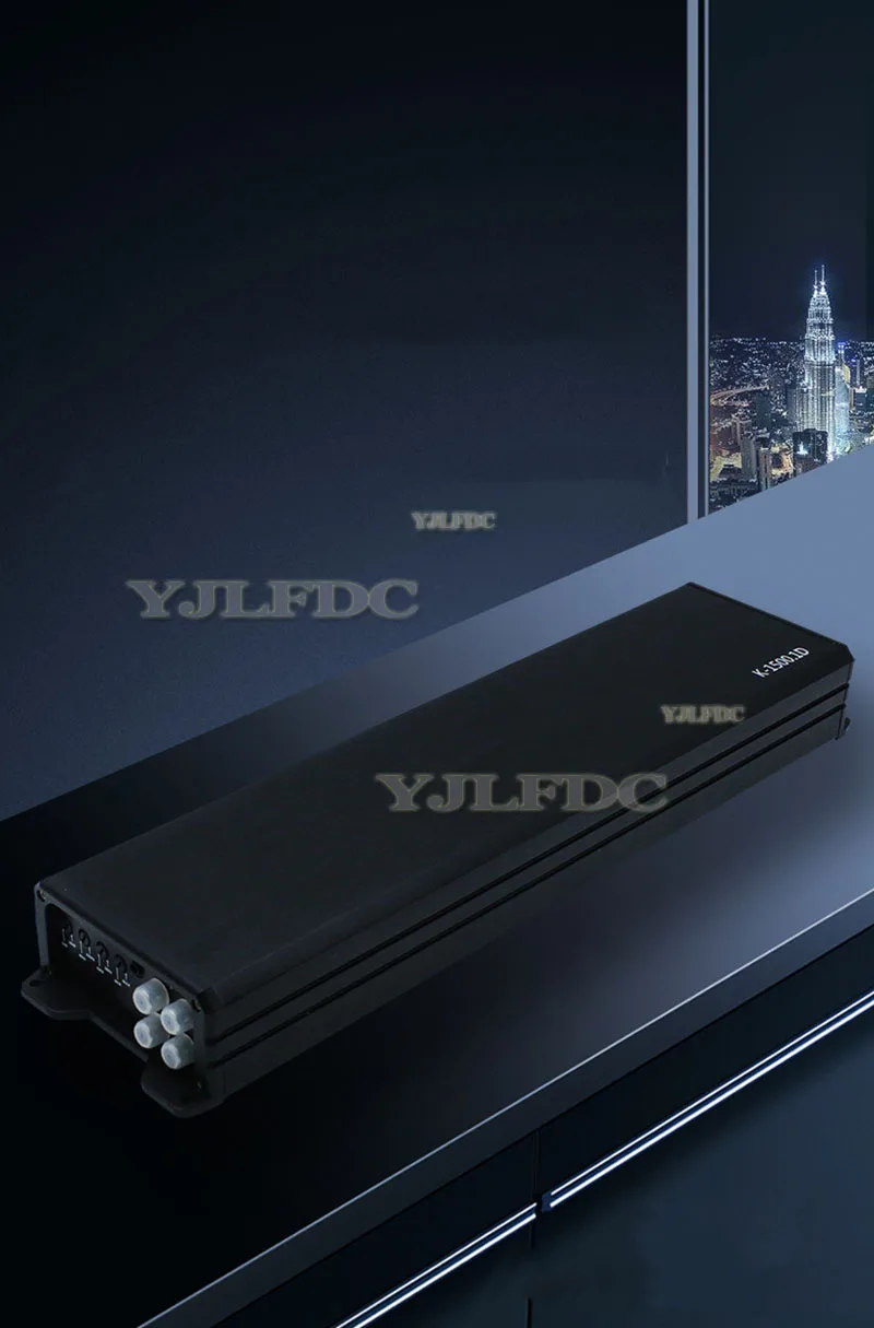 Car Audio Speaker SubWoofer Bass Horn Stereo Amplificador K-1500.1D Car Audio Power Amplifier Single Channel 1500w