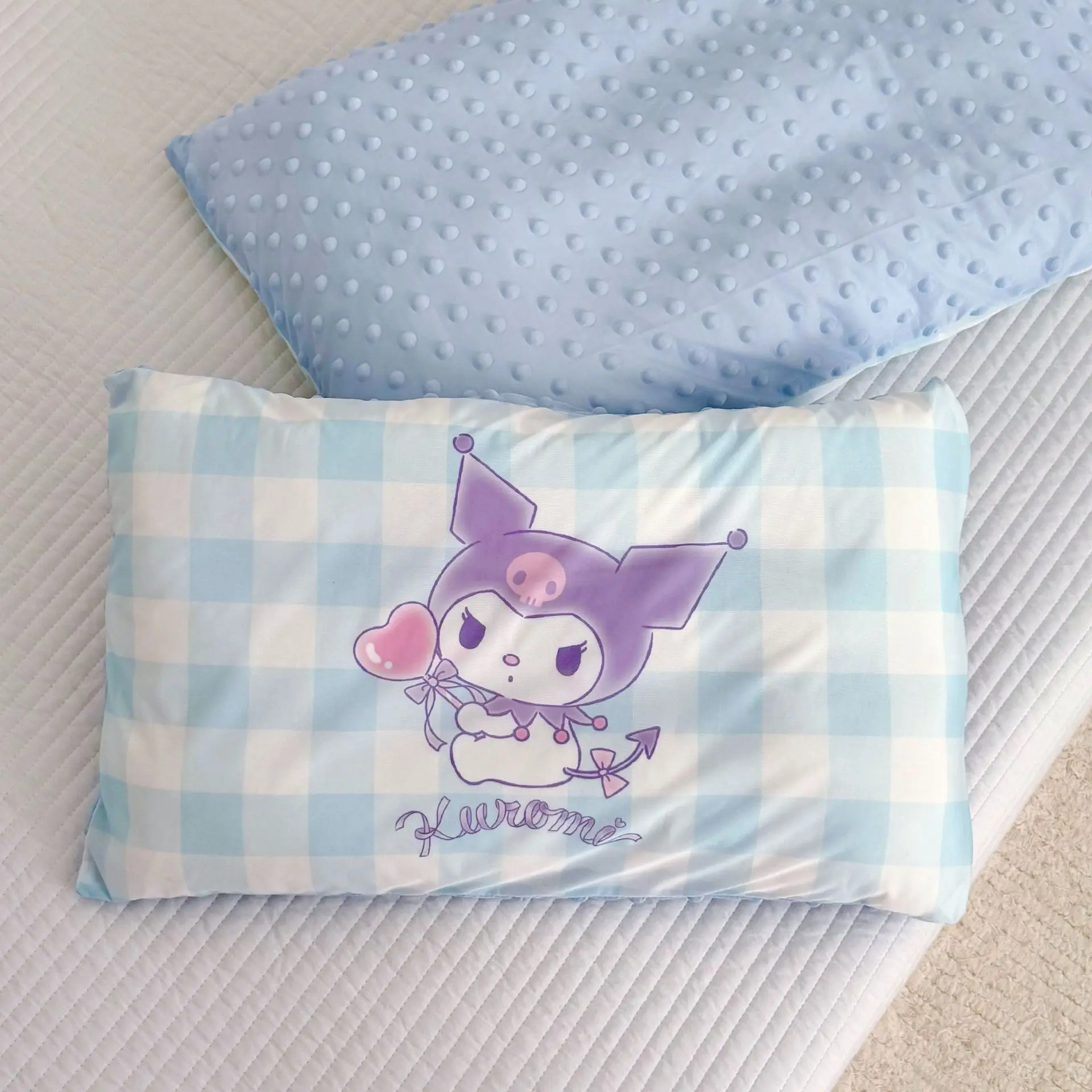 وسادة سانريو ميلودي كورومي سينامورول هالو كيتي مريحة مع وسادة طالب بين داون للأطفال قابلة للإزالة