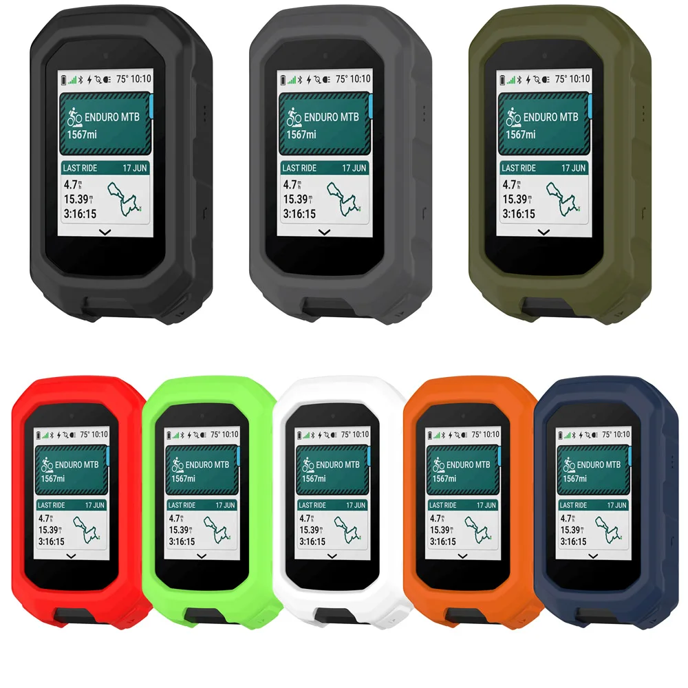 

Silicone Soft Edge Shell Bumper Cover for Garmin Edge MTB Scratch-resistant Dustproof Protective Skin Accessories