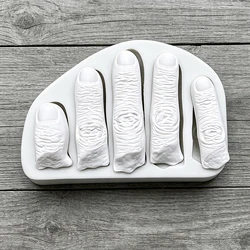 Halloween Finger Silicone Mold Sugarcraft Cupcake Baking Mold Fondant Cake Decorating Tools