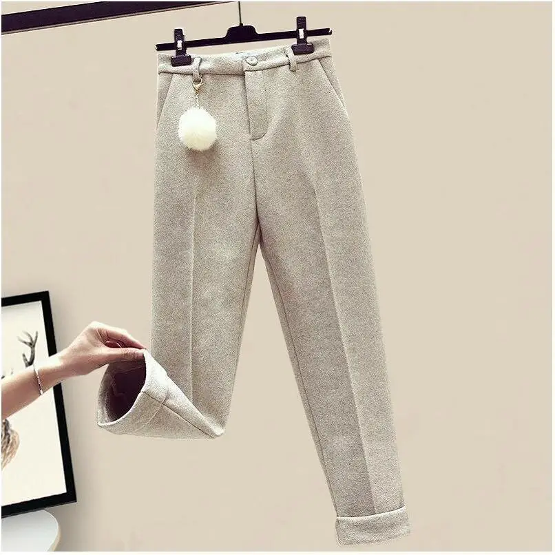 Autumn Winter Women Graceful Floral Sweater Cotton Coat Vest Woolen Pants 1 or 3 Piece Set Lady Knit Tops Tank Jacket Trousers