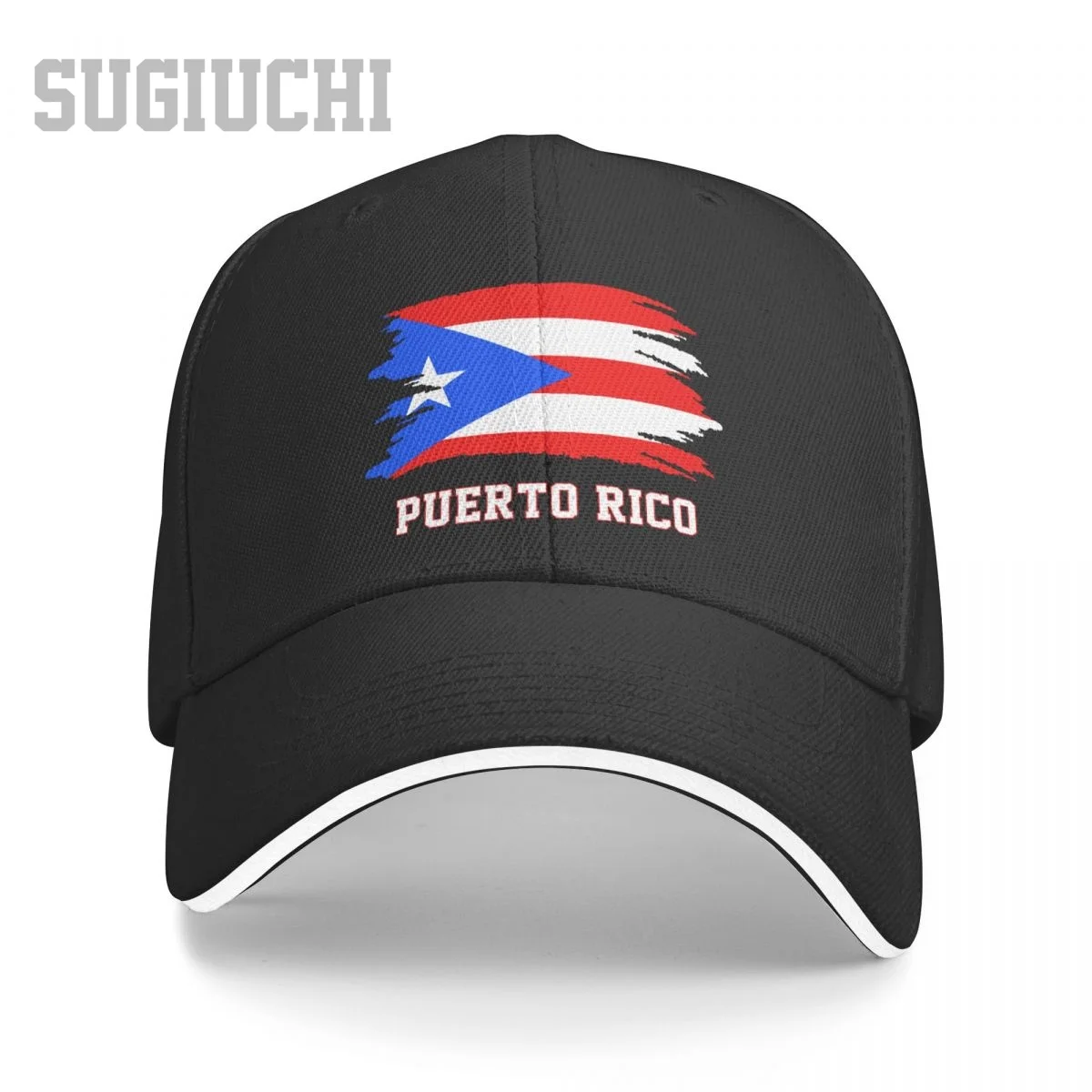 Unisex Sandwich Puerto Rico Flag Puerto Ricans Baseball Cap Men Women Hip Hop Caps Snapback Golf Hat Fishing