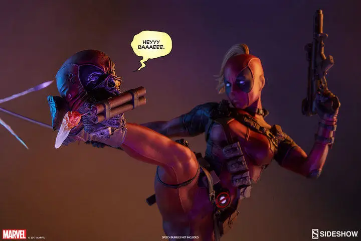 

Marvel Ladypool 1/6 Scale Poseable Action Figure HT MMS747 Deadpool & Wolverine Movie Peripherals