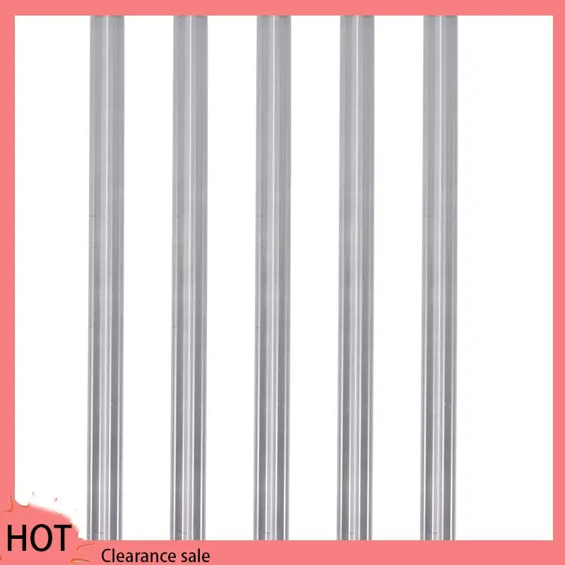 A88Z 10Pcs 10Mm Clear Round Perspex Acrylic Bar PMMA Extruded Rod 12 Inch Length