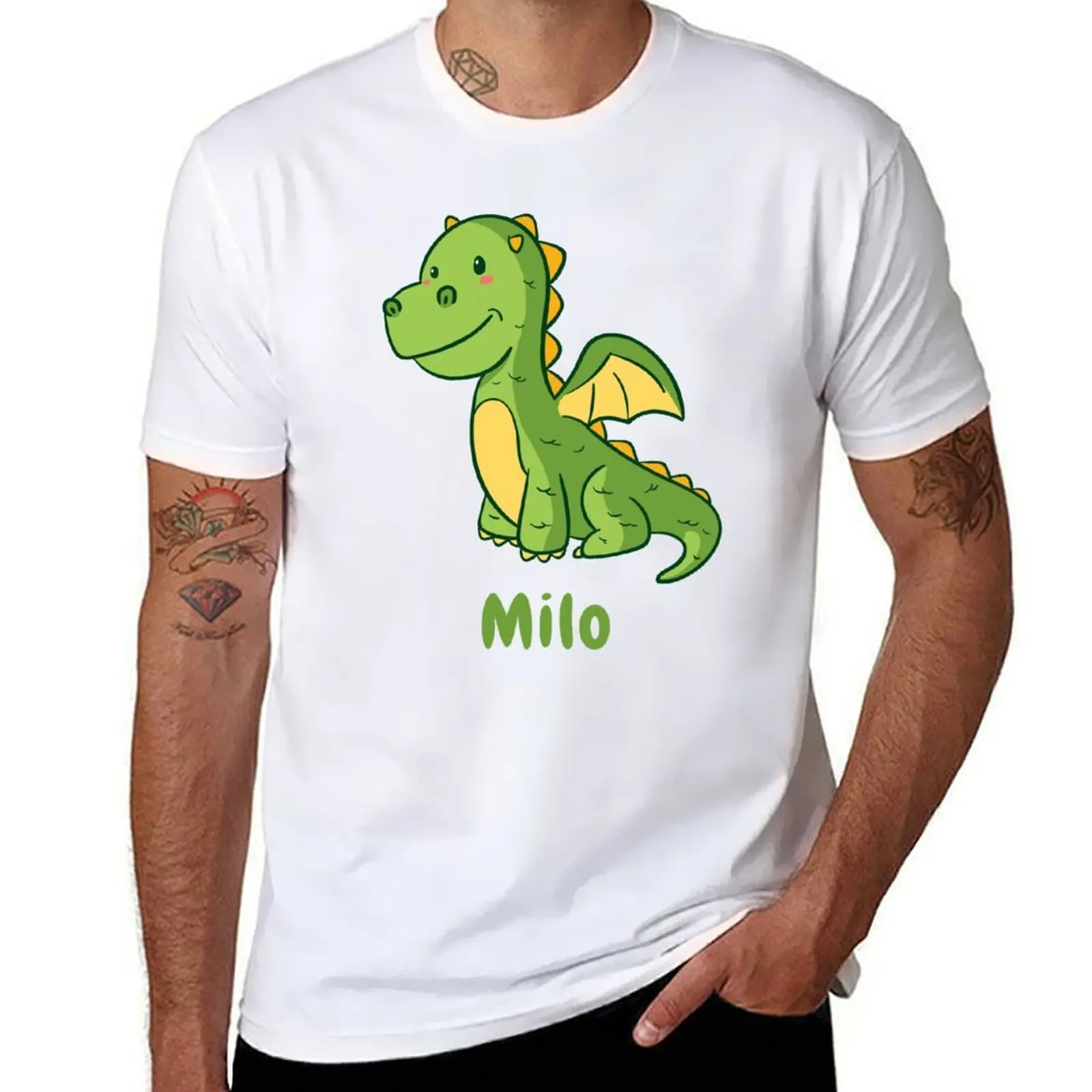 

Green Dragon Kids Baby Cartoon Boy Milo T-Shirt Sun Protective Outdoor Tee Top