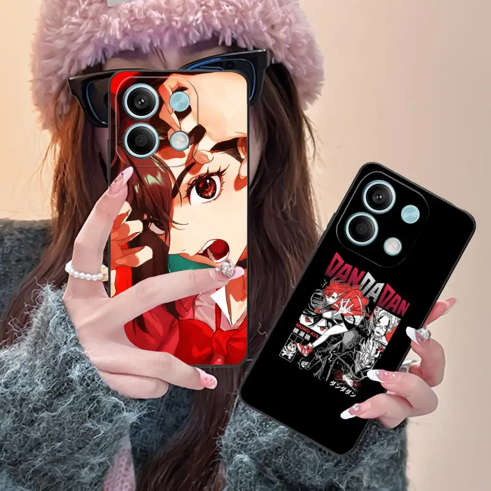 Dandadan Ayase Momo جراب هاتف ل POCO F6 F5 F4 F3 F2 Pro GT C40 الطباعة الملونة واقية غطاء الهاتف الذكي الهواتف المحمولة #2