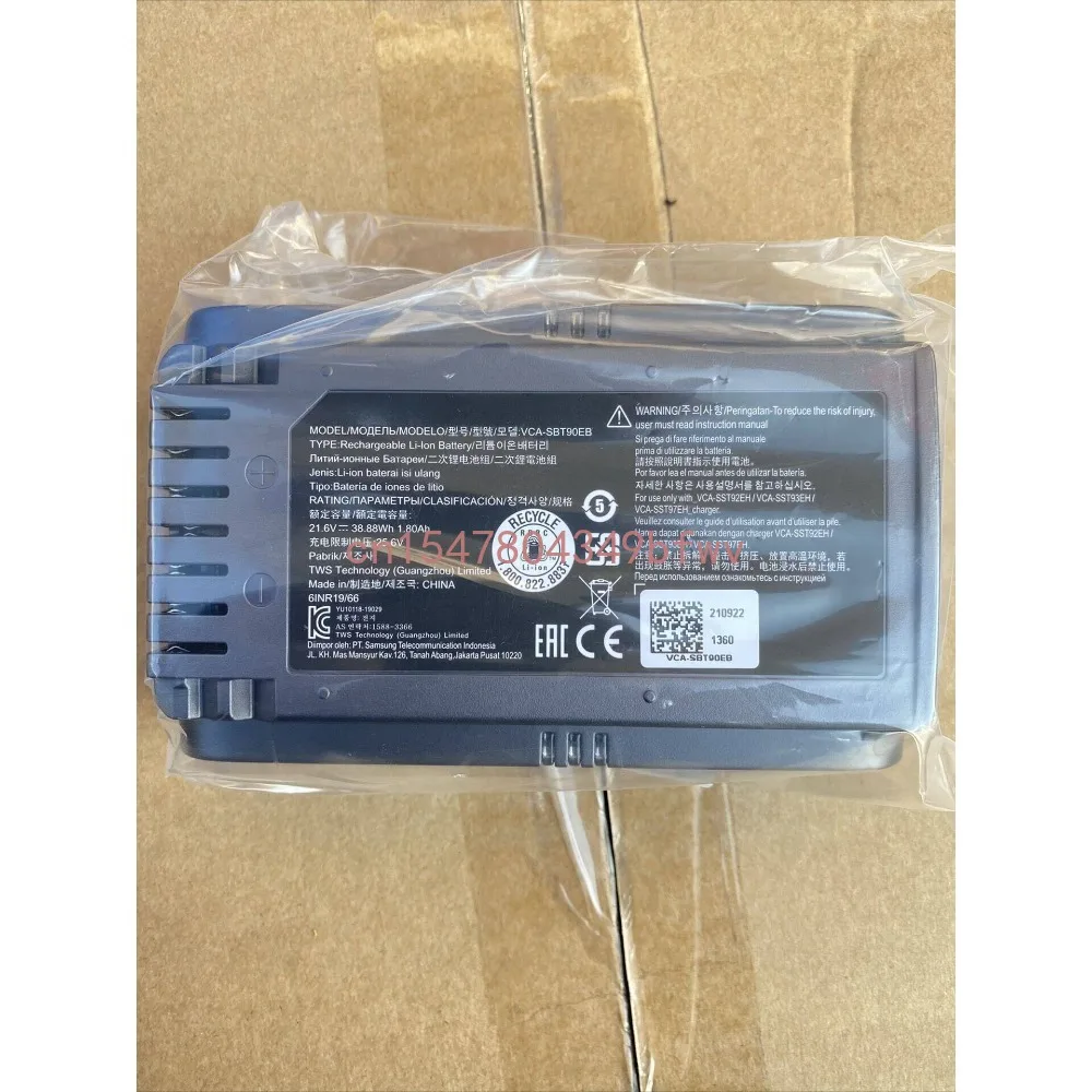 

Новинка для ручного пылесоса Samsung Jet70 Jet60 Jet75 Jet90, аккумулятор VCA-SBT90EB