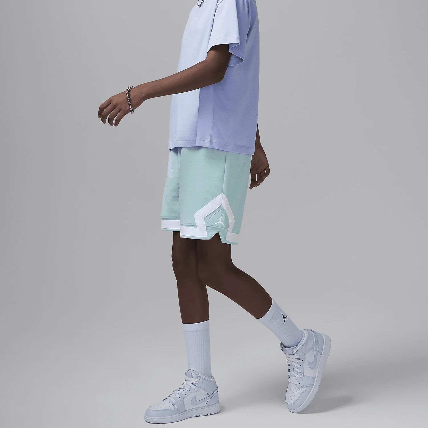 

Nike genuine JORDAN GS women's and children's spliced wear-resistant sports shoes FD8780-400