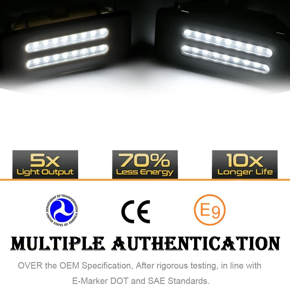 الأبيض LED الداخلية الشمس قناع المرآة البالونية ضوء لسيارات BMW X6 E71 E72 X5 E70 X3 F25 X1 E84 E60 E60N E61 E61N E91 E91N E92 E92N E90