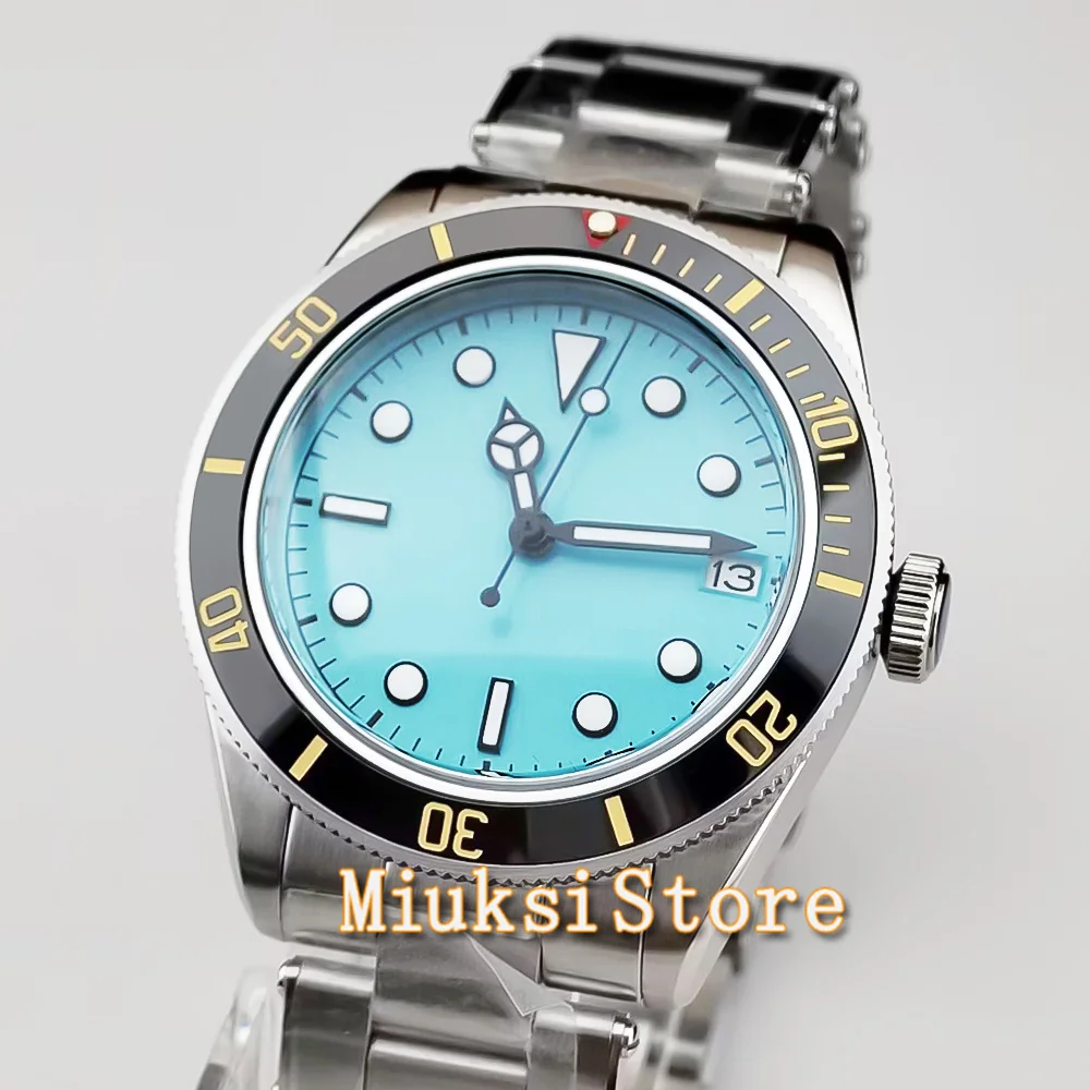 39Mm Nieuw Ontwerp Sneeuwvlok Handen Mechanische Mannen Polshorloges Luxe 10bar Saffier Nh35 Automatisch Horloge Voor Mannen Vrouwen