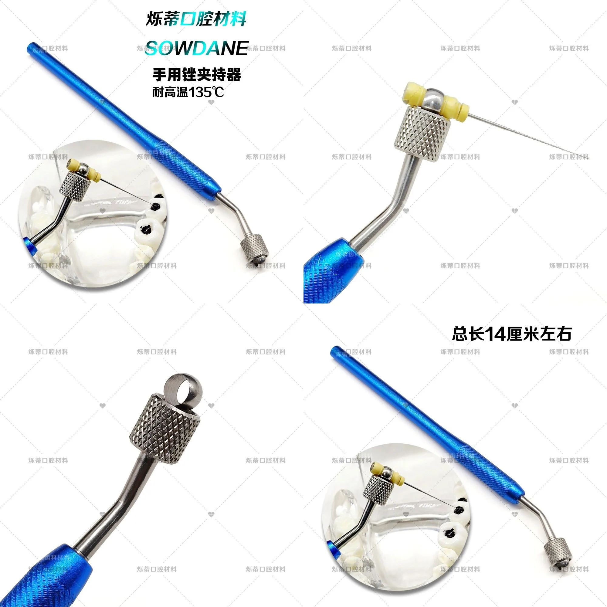 Dental Endodontic File Holder Hand Use K H File Reamer Holder Measuring Ruler Dentistry